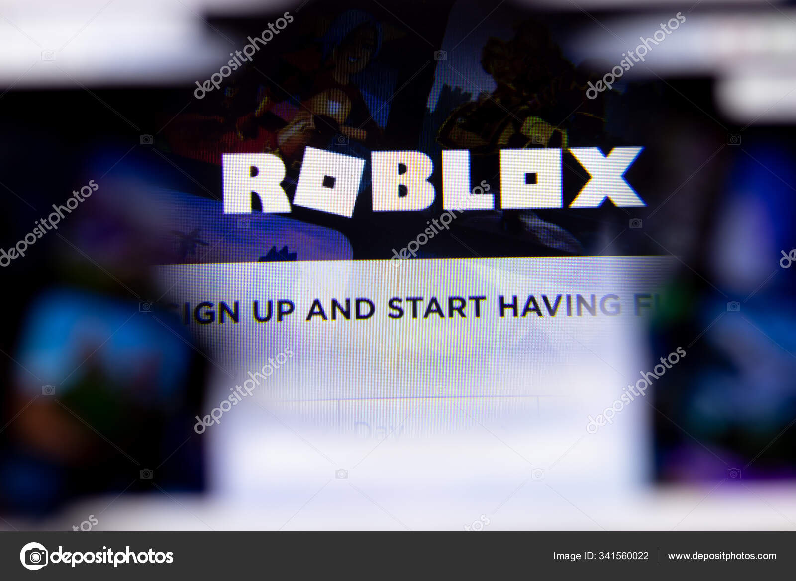 Los Angeles, California, USA - 26 November 2019: Roblox icon on