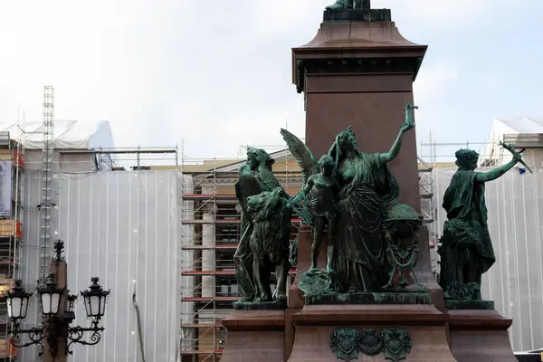 Helsinki Finland March 2020 Nicholas Cathedral Monument Illustrative Editorial — Stock Photo, Image