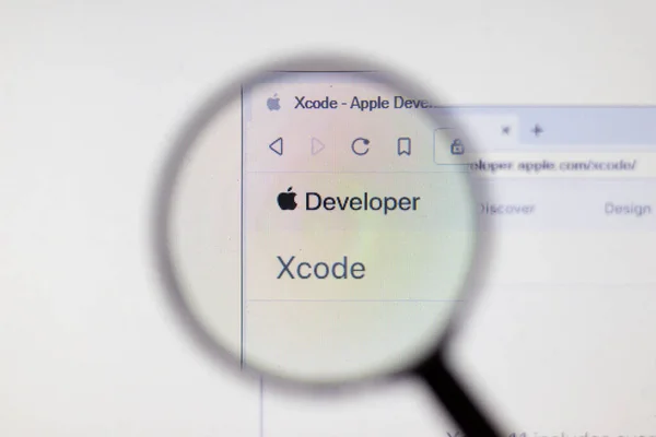 Los Angeles California Usa April 2020 Developer Apple Xcode Website — Stock Photo, Image