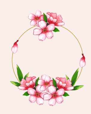 cherry blossom frame 6.