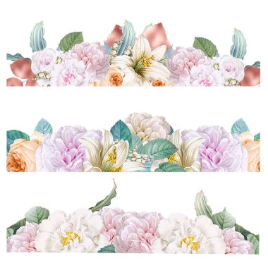 3 Renkli Çiçek Kenarlıklarının Ayarları