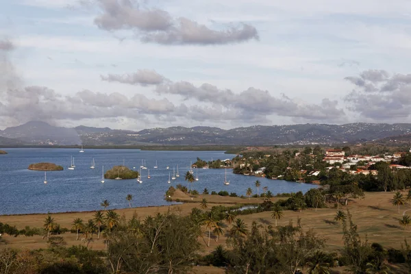 Les Trois Ilets Martinique Fwi Het Dorp Golfbaan — Stockfoto