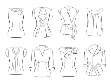 Kadınlar şık Bluzlar