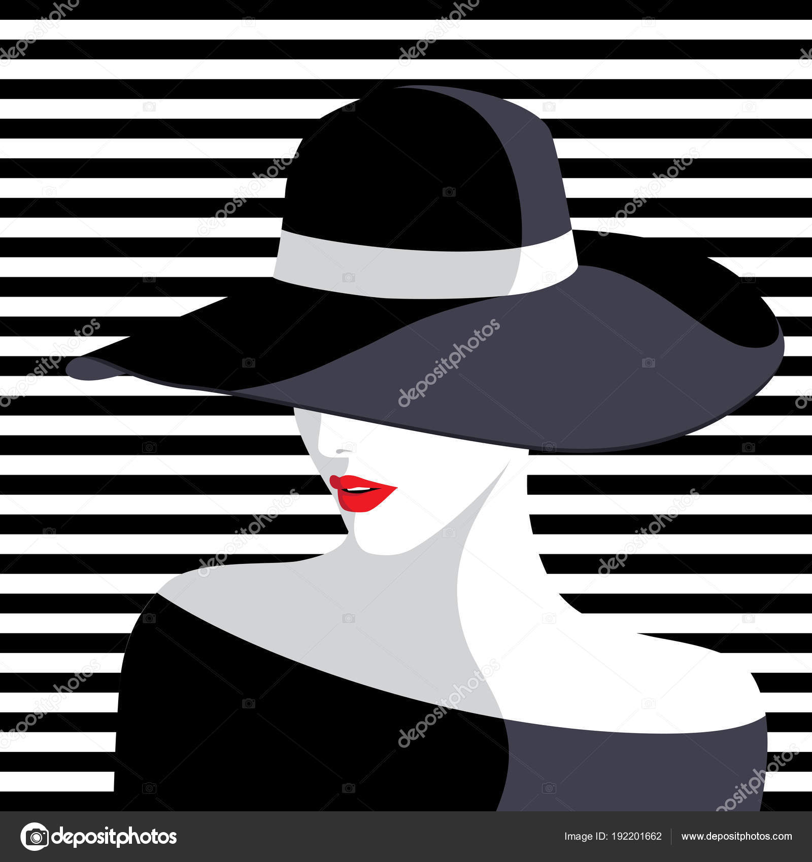 Woman Wearing Big Hat Vector Image By C Marzacz Vector Stock Woman Wearing Big Hat Vector Image By C Marzacz Vector Stock