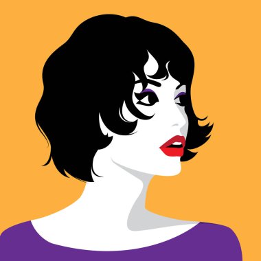 Güzel genç bakan kadın