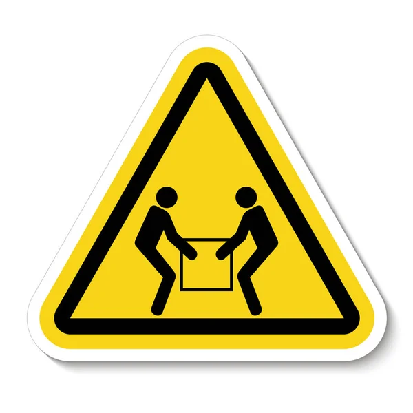Gebruik twee persoon Lift Symbool teken geïsoleerd op witte achtergrond, Vector Illustratie EPS.10 — Stockvector