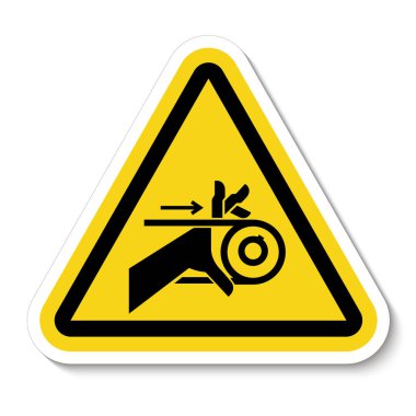 Hand Entanglement Belt Drive Symbol Sign  Isolate On White Background,Vector Illustration  clipart