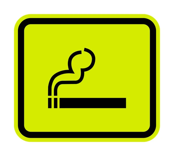 Μη καπνίζοντες σύμβολο Sign Isolate On White Background, διανυσματική απεικόνιση EPS.10 — Διανυσματικό Αρχείο