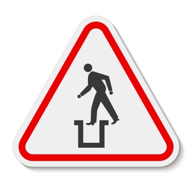 Beyaz Arkaplanda Dipsiz Kuyu Sembolü İzolasyonu, Vektör İllüstrasyonu EPS.10 