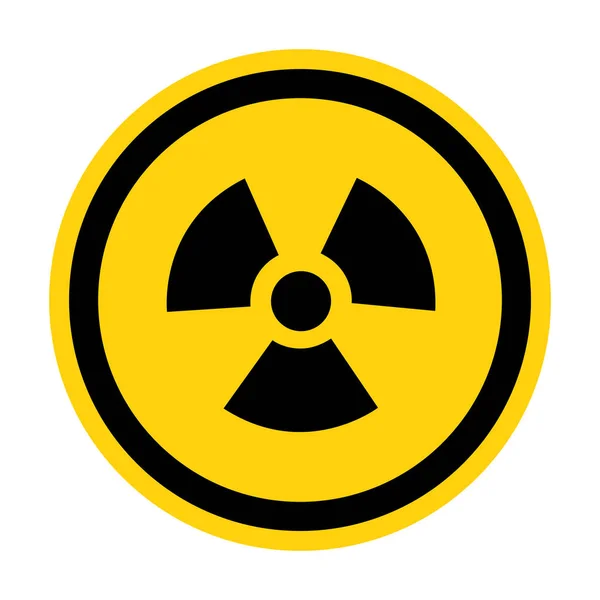 Radiation Hazard Symbol Sign Isolate On White Background,Vector Illustration EPS.10 — Stock Vector