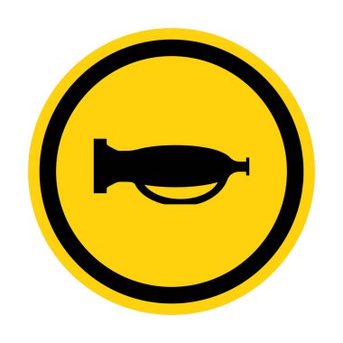 Sesi kullanma, beyaz arkaplanda boynuz işaretini kullanma, Vektör Resimlemesi 