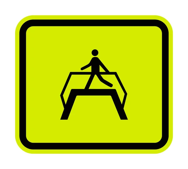 Użyj Footbridge Symbol znak izolować na białym tle, Wektor Ilustracja EPS.10 — Wektor stockowy