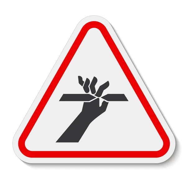 Coupe des doigts Symbole Signe Isoler sur fond blanc, Illustration vectorielle — Image vectorielle
