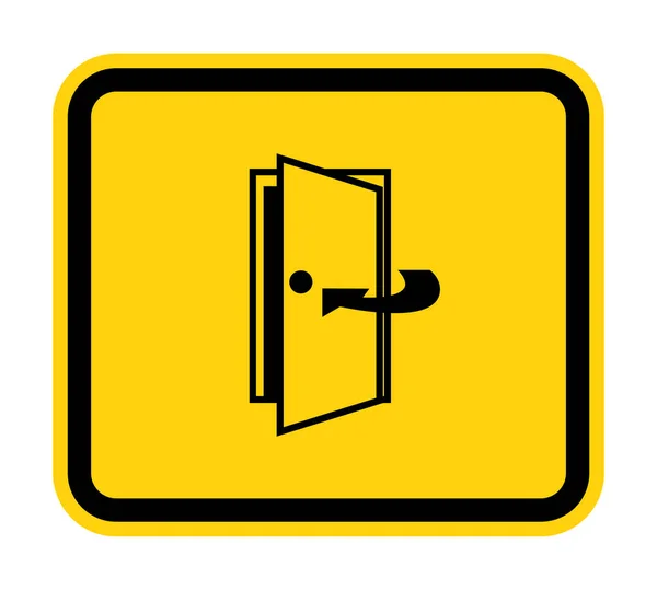 Håll dörren stängd Symbol Logga isolera på vit bakgrund, vektor Illustration EPS.10 — Stock vektor