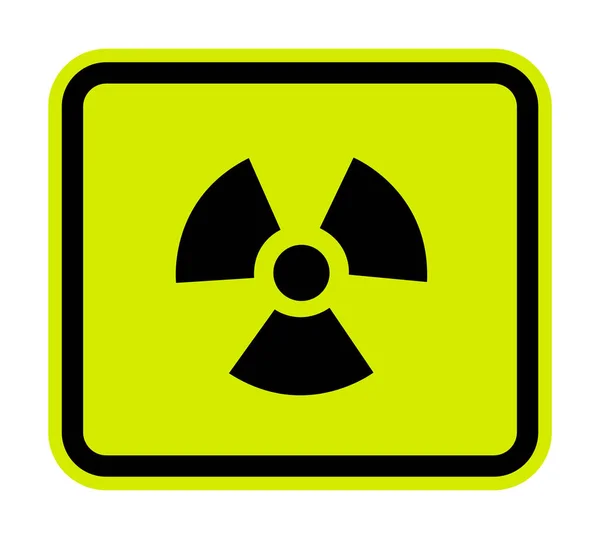 Radiation Hazard Symbol Sign Isolate On White Background,Vector Illustration EPS.10 — Stock Vector