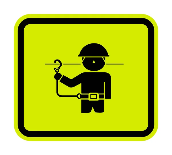 PPE Icon.Use Safety Belts Symbol Sign Isolate On White Background, Vector Illustration EPS.10 — 图库矢量图片