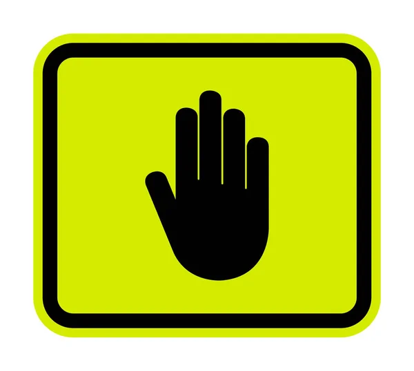Να μην εισαχθεί σύμβολο Sign Isolate σε λευκό φόντο, διανυσματική απεικόνιση — Διανυσματικό Αρχείο