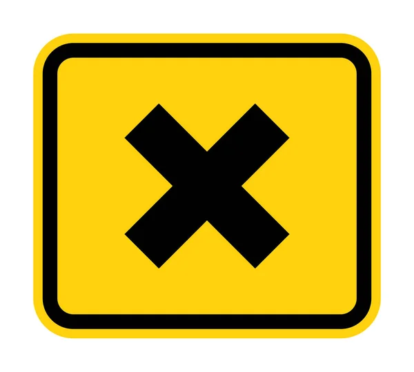 Méfiez-vous des signes irritants isolés sur fond blanc, illustration vectorielle EPS.10 — Image vectorielle