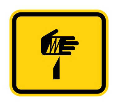 Keskin Nokta Sembol İşareti, Vektör İllüstrasyonu, Beyaz Arkaplan Etiketinde İzole EPS10 