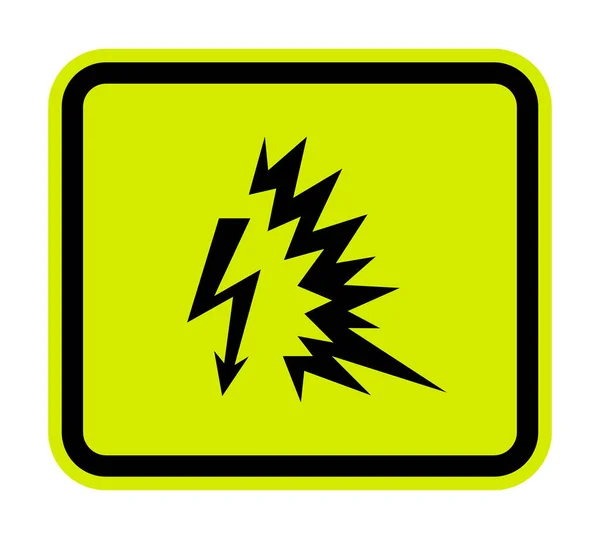 Arc Flash Symbol Sign Isolate auf weißem Hintergrund, Vektorillustration EPS.10 — Stockvektor