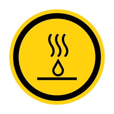 Sıcak Sıvılar Sembol İşareti Beyaz Arkaplanda İzole EPS.10 Vektör Resimleri 