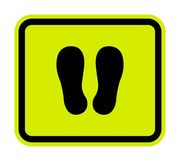 Do Not Walk Or Stand Here Symbol Sign Isolate on White Background,Vector Illustration — Stock Illustration Do Not Walk Or Stand Here Symbol Sign Isolate on White Background,Vector Illustration Stock Illustration