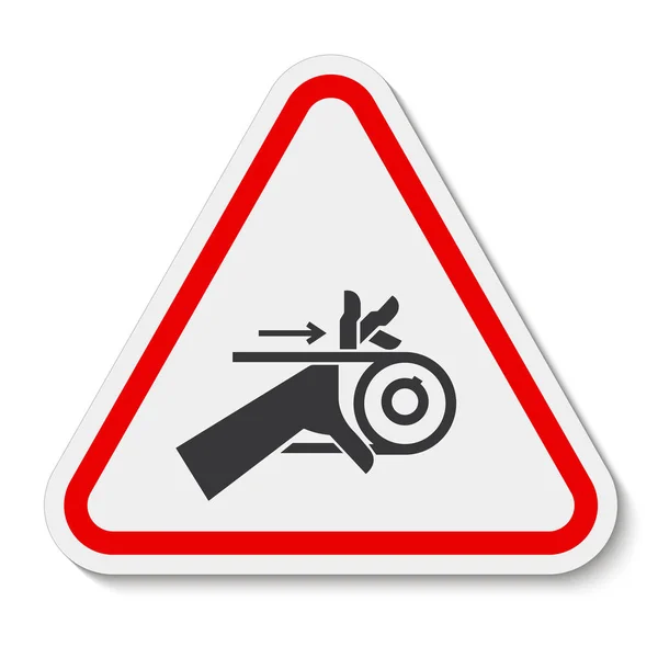Handverschränkung Belt Drive Symbol Zeichen isoliert auf weißem Hintergrund, Vektor Illustration EPS.10 — Stockvektor