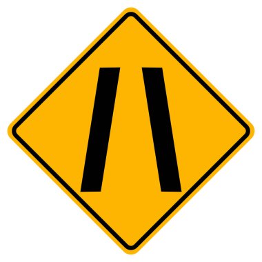 Beyaz Arkaplanda Trafik Yolu Sembol İşareti İzolasyonu, Vector Illustration Bölüm 10 
