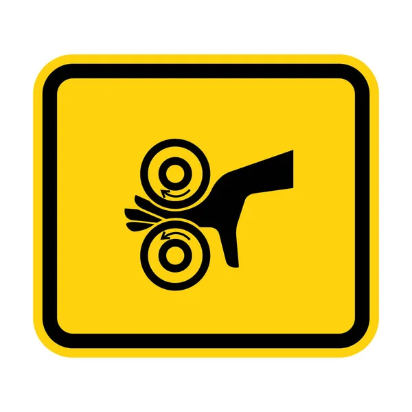 Χέρι Μπερδεύει Αριστερό Σύμβολο Διανυσματική Απεικόνιση Απομονώνουν Λευκό Φόντο Label — Διανυσματικό Αρχείο