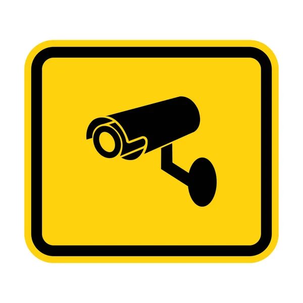 Symbol Bezpečnostní Kamery Cctv Vektorová Ilustrace Izolovat Bílém Pozadí Eps10 — Stockový vektor