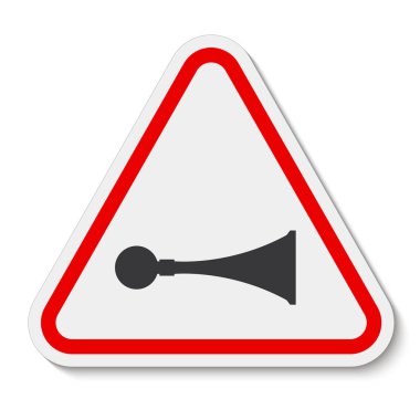Ppe Icon.Sound Horn Symbol Sign Beyaz Arka Planda İzole,Vektör Çizimi Eps.10 