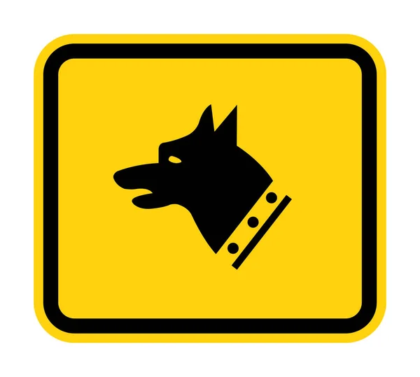 Символ Калібру Собаки Знак Ізольований Білому Тлі Векторна Ілюстрація Eps10 — стоковий вектор