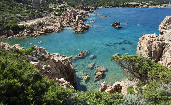 Praia Li Cossi - Costa Paradiso - Ilha da Sardenha Itália — Fotografia de Stock