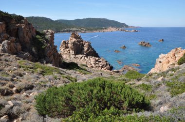 Li Cossi beach Costa Paradiso Sardunya Adası İtalya
