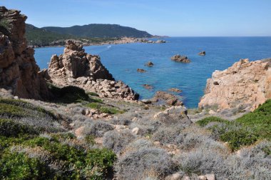 Li Cossi beach Costa Paradiso Sardunya Adası İtalya