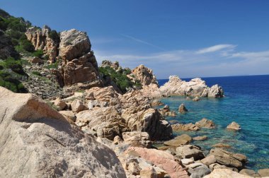 Li Cossi beach Costa Paradiso Sardunya Adası İtalya