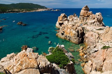 Li Cossi beach Costa Paradiso Sardunya Adası İtalya