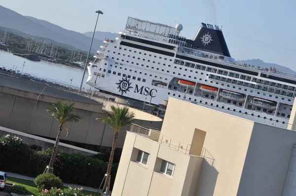 Cruise msc ain Sardinië — Stockfoto