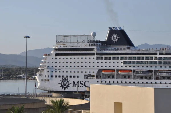 Cruise msc ain Sardinië — Stockfoto