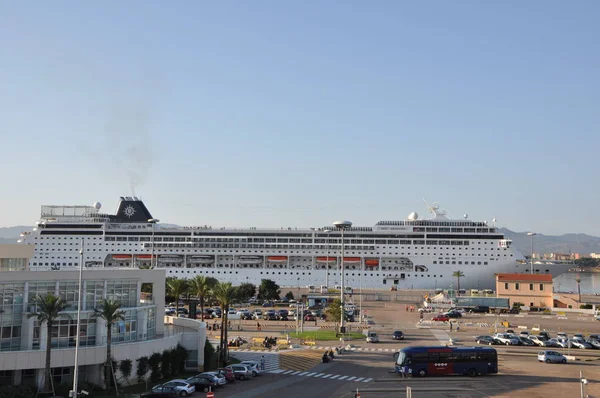 Cruise msc ain Sardinië — Stockfoto