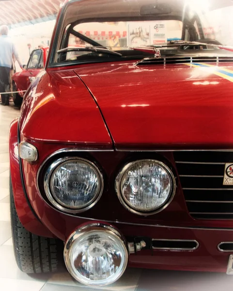 Vintage červené lancia Faulio hf logo — Stock fotografie