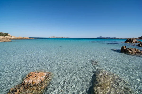 Italy sardinia landscape prince bay AT summer — Stock Photo, Image