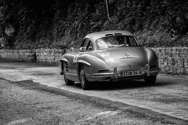 Mercedes-Benz 300 Sl darbe W 198 1955 — Stok fotoğraf