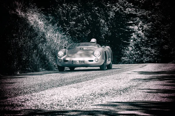 PLATA DE ESPAÑA PORSCHE — Foto de Stock