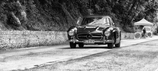 Mercedes-Benz 300 Sl переворота W 198 1955 — стоковое фото