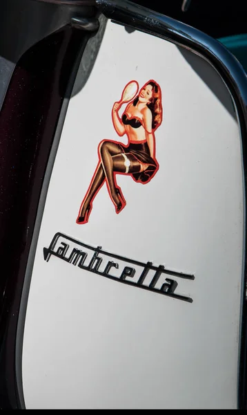Piaggio Vespa vendimia Lambretta — Foto de Stock