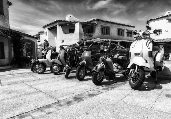 Piaggio Vespa e lambretta scooter sprint vintage — Foto Stock