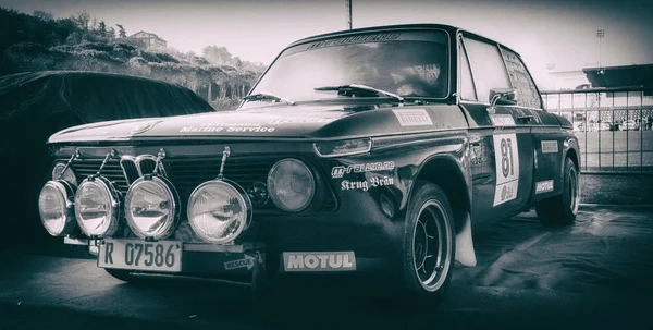 Bmw 2002 Ti 1971 오래 된 경주 자동차 랠리 — 스톡 사진