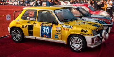 Renault 5 Gt Turbo 1982 eski yarış araba ralli