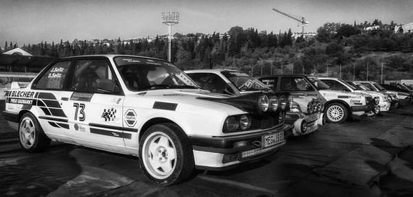 BMW M3 E30 1989 rally de coches de carreras de edad —  Fotos de Stock